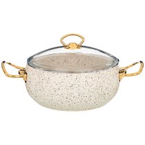 Кастрюля Agness с Антипригар. Покрытием Granite, Серия Mercury, 22x10,5см, 3,2Л, Pfoa Free