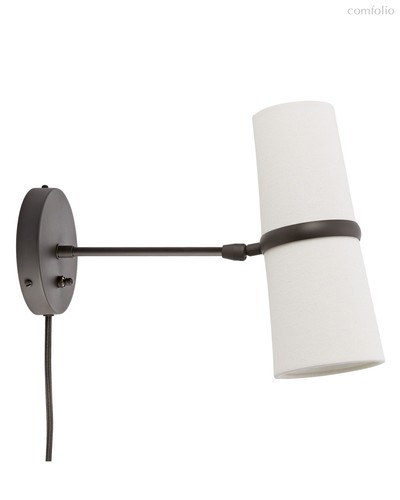 Чёрное бра Флемиш с проводом, цвет черный - Louvre Home