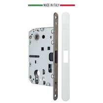 KM.002.CM.A.4.COV.BI Замок межкомнатный магнитный KOBLENZ SPINOFF Y85 с доводчиком BI белый - Koblenz