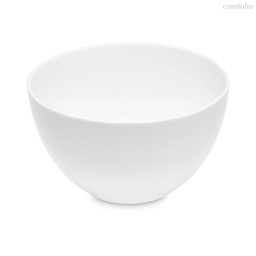 Салатник Narumi Терраса, рельеф 17 см, фарфор костяной, матовый, белый, блестящий - Narumi