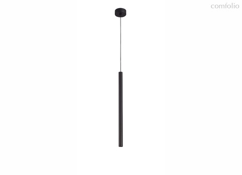 LED Uno светильник подвесной, 5Вт, D26хH500 мм, цвет корпуса черный RAL9005, 400Лм, 28°, 3000К, IP20, Ra80, провод L=2м, блок питания в комплекте - Donolux
