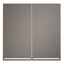 Клавиши для выключателя/переключателя двухклавишного с подсветкой, S70 капучино - Voltum