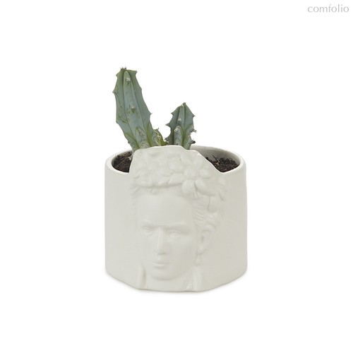 Горшок керамический для цветов Frida белый, цвет белый - Balvi