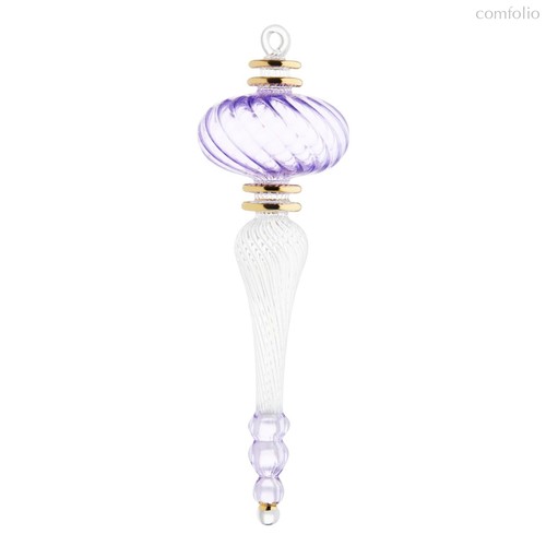 Игрушка елочная Décor de Table Манифико, лавандовая, п/к, цвет лавандовый - Decor De Table