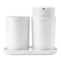 Набор аксессуаров для ванной Brabantia 3 предмета, белый, цвет белый - Brabantia
