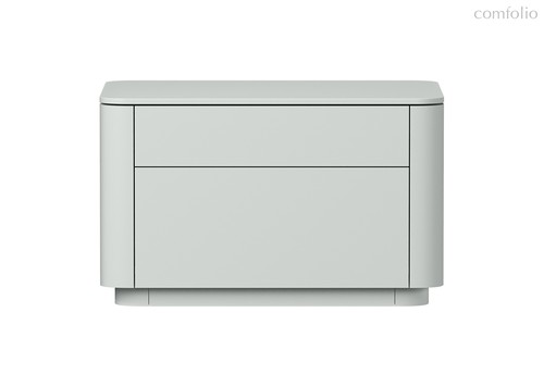 Тумба прикроватная Tammi 2 ящика ширина 60 см (светло-серый) - Ellipse
