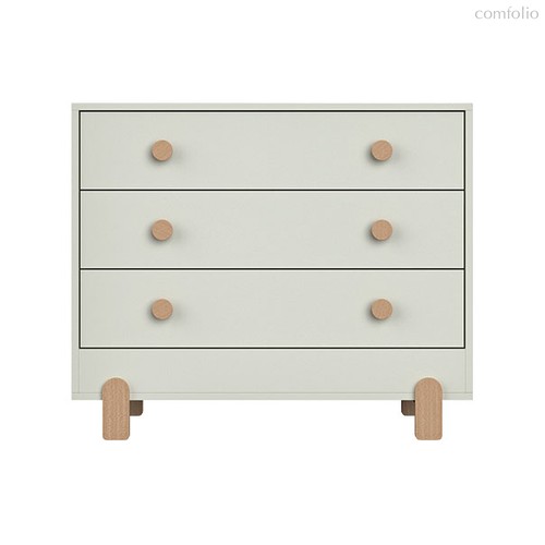 Комод Ice-cream 3 ящика (молочный), цвет молочный - Ellipse