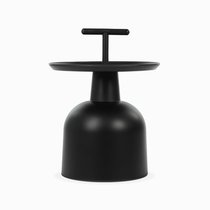 Кофейный столик Pescar диаметр 40, цвет черный - Cosmo