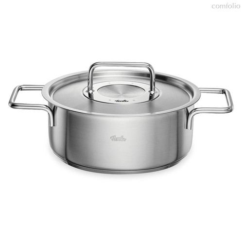 Сотейник с крышкой Fissler Pure 2,4 л, 20 см, сталь нержавеющая - Fissler