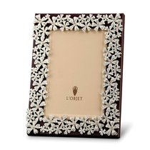 Рамка для фото L’Objet Гирлянда 13х18 см, платиновое покрытие, кристаллы Сваровски, п/к - L’Objet