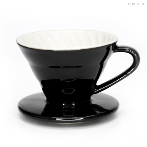 Воронка фильтр для заваривания кофе, пуровер (дриппер) 2-4 чашки керамический P.L.- Barbossa - P.L. Proff Cuisine