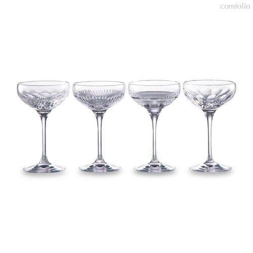 Набор креманок для шампанского Waterford Миксолоджи 80 мл, 4 вида, 4 шт, хрусталь - Waterford