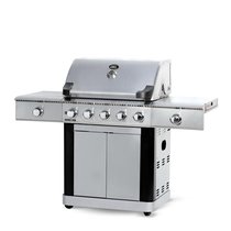 Газовый гриль Esprit Pro 5+2 горелки, цвет серебряный - Start Grill