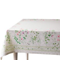 Скатерть прямоугольная Mix&Match Home Душистый горошек 145х180 см, хлопок, п/к - Mix&Match