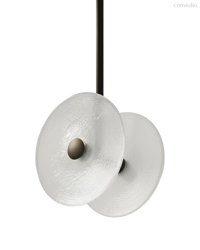 Черный подвесной светильник Милфорд, цвет черный - Louvre Home