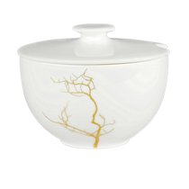 Сахарница Dibbern Золотой лес 250 мл, фарфор костяной - Dibbern