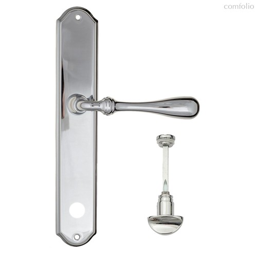 Дверная ручка на планке Fratelli Cattini Retro WC-2 PL02-CR полированный хром - Fratelli Cattini