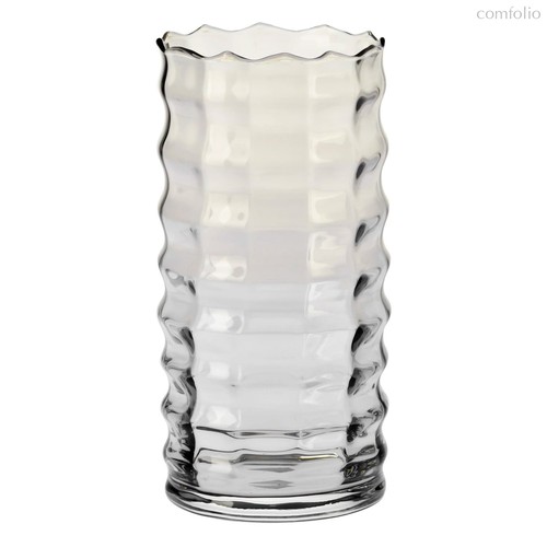 Ваза Krosno 30 см, ручная работа, стекло, дымчато-голубая - Krosno