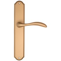Дверная ручка на планке Fratelli Cattini LUCCIA PL02-BS матовая латунь - Fratelli Cattini