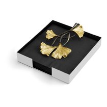 Салфетница Michael Aram Бабочки Гинкго 18х16,5 см, латунь - Michael Aram
