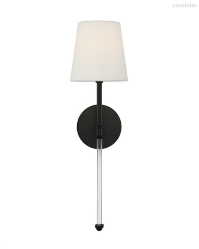 Чёрное бра Камилла, цвет черный - Louvre Home