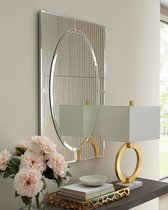 Зеркало в зеркальной раме Корк, цвет серебряный - Louvre Home