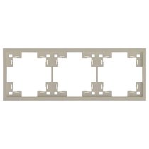 Трехместная рамка 35830 LT, латте