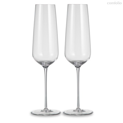 Набор бокалов для шампанского Nude Glass Невидимая ножка 300 мл, 2 шт, хрусталь - Nude Glass