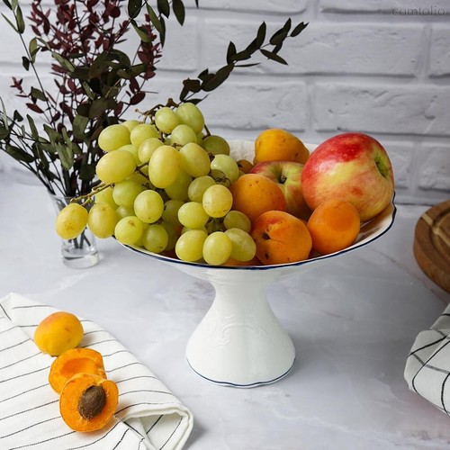 Блюдо круглое d 25 см h15,7 см на ножке Blue Flower P.L. Proff Cuisine - P.L. Proff Cuisine