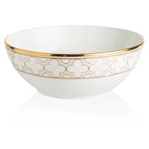 Салатник Noritake "Трефолио,золотой кант" 22см - Noritake