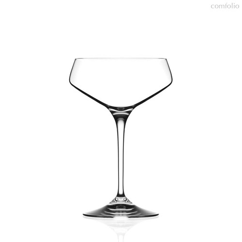 Бокал блюдце для шампанского 330 мл хр. стекло RCR Luxion Aria 6 шт. - RCR Cristalleria Italiana