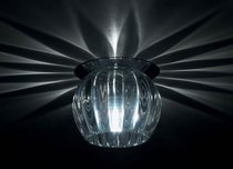 Donolux Светильник встраиваемый декор. хрустальный, хром D 85 H 80 мм, капс.галог. лампа GY6,35 max - Donolux