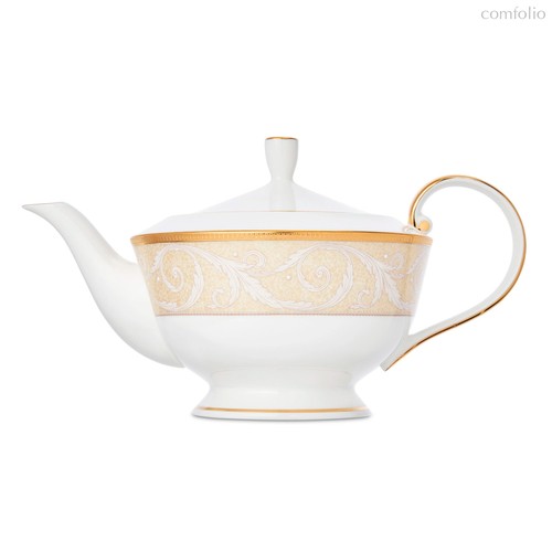Чайник Narumi Золотой ноктюрн 940 мл, фарфор костяной - Narumi