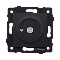 Розетка спутниковая SAT, черный матовый Kollinger REA-020BM для Aspekt, Eleganz, Reflex - Kollinger