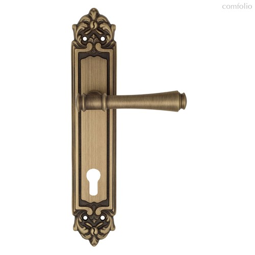 Дверная ручка на планке Fratelli Cattini "PICCO" CYL PL96-BY матовая бронза - Fratelli Cattini