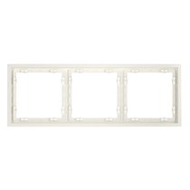 Рамка пластиковая VOLTUM S70 на 3 пост, хлопок - Voltum