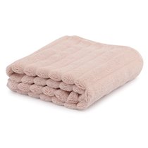 Полотенце для рук Waves цвета пыльной розы из коллекции Essential, 50х90 см - Tkano