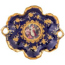 Блюдо Lefard Светское Общество Кобальт 30x25 см