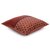 Чехол на подушку из хлопкового бархата с геометрическим принтом терракотового цвета из коллекции Ethnic, 45х45 см - Tkano