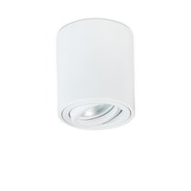 LED Basis светильник накладной, GU10, D80хH90 мм, IP20, белый, без лампы - Donolux