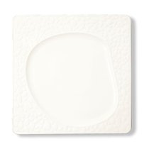 Тарелка 30,5*30,5 см квадратная смещенное дно белая фарфор P.L. Proff Cuisine - P.L. Proff Cuisine