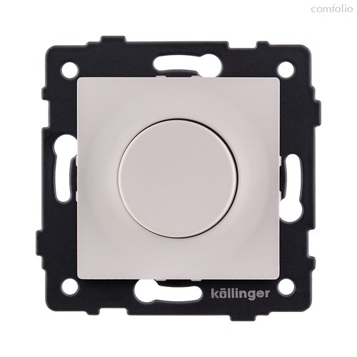 Светорегулятор для светодиодных ламп, проходной, 500W, кашемир матовый Kollinger REA-048CM для Aspekt, Eleganz, Reflex - Kollinger
