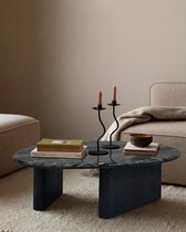 Чёрный кофейный столик Эктор, цвет светло-серый - Louvre Home