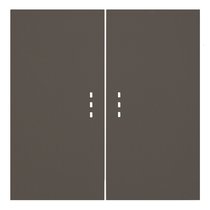 Клавиши для двухклавишного перекрестного выключателя с подсветкой 35615 CP, капучино