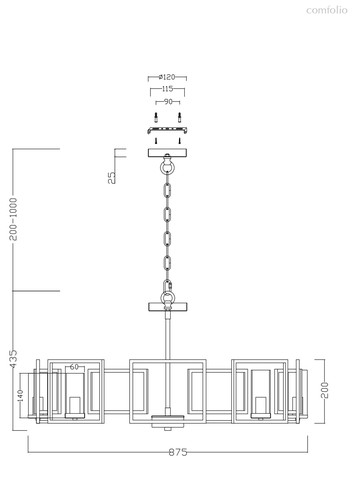 Подвесной светильник Maytoni H009PL-08G - Maytoni