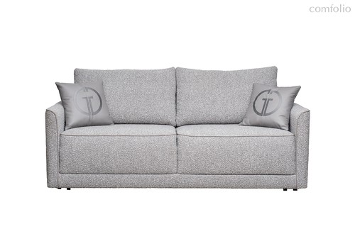 Диван Портофино (Portofino) 200 двухм раскл с кантом букле серый Orso-Ser+Enzo902 - Garda Decor