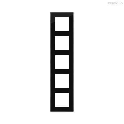 Рамка 5-постовая, стекло черный Kollinger Asthetik AS5BK - Kollinger