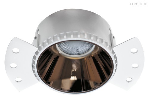 Click-Click Светильник встраиваемый, MR16, LED, GU10, IP20, золото , D85хH55 мм. Монтаж. D85мм, без лампы - Donolux