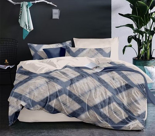 Комплект постельного белья CA-7-685 Дуэт Сатин печатный с наволочками 70х70х2шт.+ 50х70х2шт. - АльВиТек