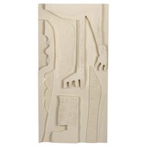 Панно декоративное Наскальные рисунки (E), цвет Молочный